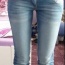 Modré džíny se zvýšeným pasem Bershka - foto č. 3