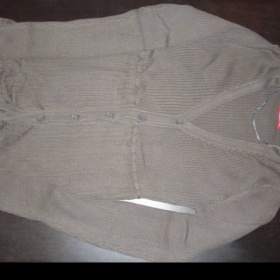 Hnědý rozepínací svetr Esprit - foto č. 1