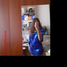 Modré triko  ann christine - foto č. 1