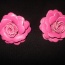 Náušnice růžové růžičky  Takko - foto č. 2
