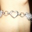 Srdíčkový náramek na ruku - Swaroski - foto č. 2