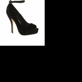 Peep toe lodičky s páskem kolem kotníku - Praha