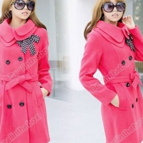 Růžový kabát Japan Style