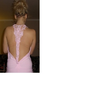 Krajkový růžový nátělník