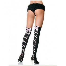 Podkolenky - nadkolenky / S mašlí - foto č. 1