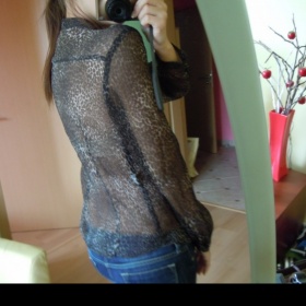 Tygrovaná košile s volánky ze Zary - foto č. 1