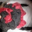 Červeno - černý nadýchaný šátek - foto č. 2