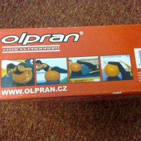 Gymnastický míč Olpran s ruční pumpu