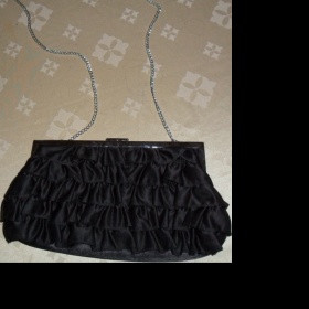 Psaníčko černé farby s řetízkem - foto č. 1