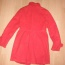 Červený kabát s velkými knoflíky v Japan stylu XS - S - foto č. 2