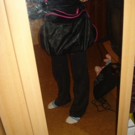 Crosboody černo růžová New Yorker