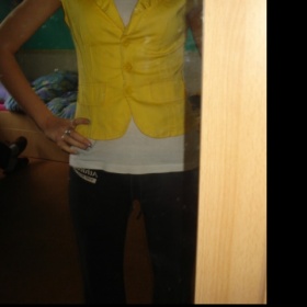 Sáčko sytě žluté, krátký rukáv