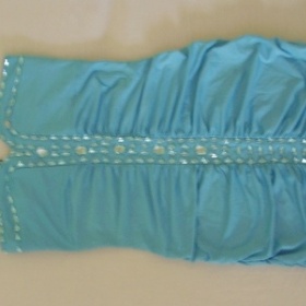 Světle modré šaty Best Emilie s kamínky - foto č. 1