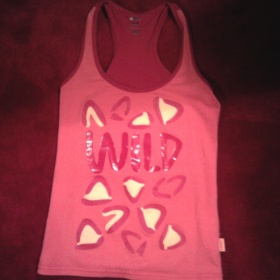 Oranžovo - červené Zumba tílko Wild for Zumba