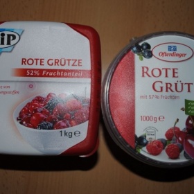 Ovocné želé (Rote Grütze)