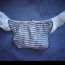 Modro - bílý dámský komplet spodního prádla - foto č. 3