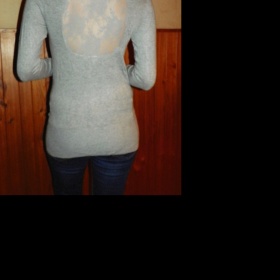 Šedý svetřík Clockhouse