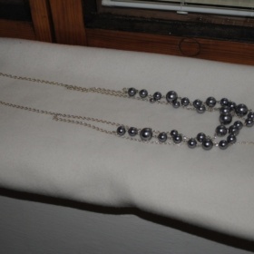 Svetlo modré gorálky s náušnicami