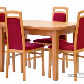 Univerzální červené prostírání do jídelny