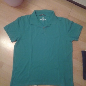 Zelenotyrkysové pánské tričko H&M - foto č. 1