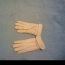 Kožené rukavice bílé barvy zateplené s kožíškem - foto č. 2