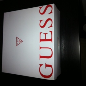 Kozačky Guess černé barvy, stříbrné aplikace