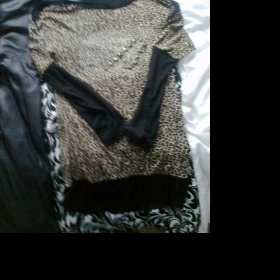 Tygrovaná tunika nebo šatičky s kamínky