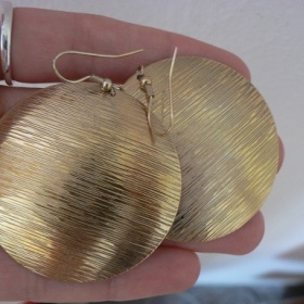 Zlaté kulaté naušnice takko