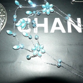 Sada šperků - naušnice, náramek, řetízek takko, swarovski