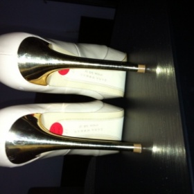 Zara nude lodičky, lakované