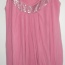 Šaty - delší tunika růžové barvy s flitry - foto č. 2