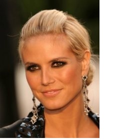 Blond melír až k hlavě