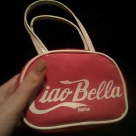 Růžová mini kabelka