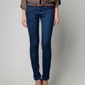 Slim džíny, tunika, legíny, leopardí věci