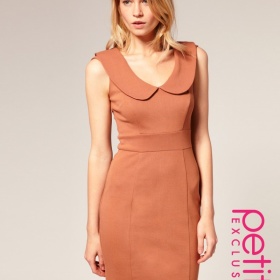 Pouzdrové šaty Asos meruňková M - foto č. 1