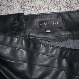 Černá koženková pouzdrová sukně New Yorker