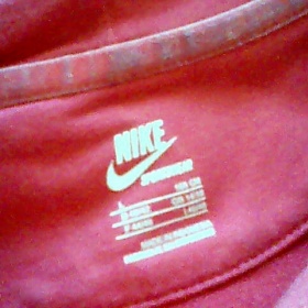 Růžová mikina Nike s kapucí - foto č. 1