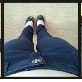 Tmavě modré džíny Tally Weijl