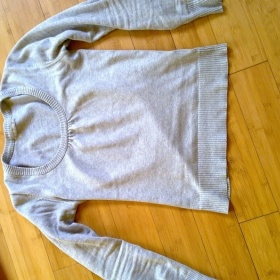 Šedý svetr s dlouhým rukávem Terranova - foto č. 1