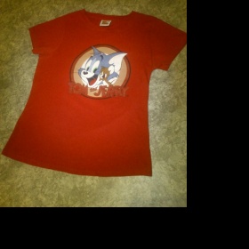 Červené tričko Tom a Jerry FF - foto č. 1