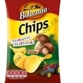Nové příchutě Bohemia chips