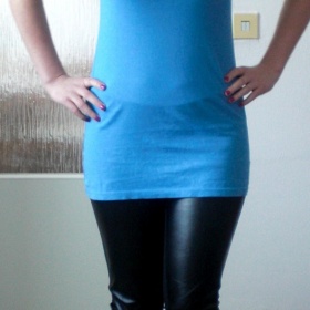 Švestkové prodloužené tričko Cherokee