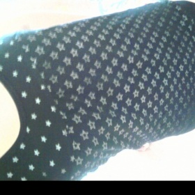 Černé hvězdičkované tílko Terranova