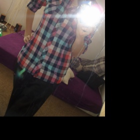 Barevná kostičkovaná košile House