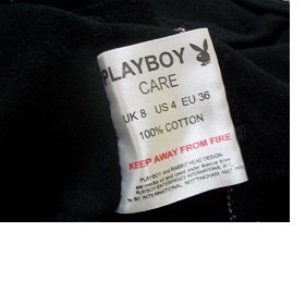 Černo - růžová mikina Playboy - foto č. 1