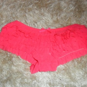 Neonově růžové kalhotky NY - foto č. 1