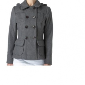Elegantní kabátek šedý jaro/podzim New Look XS/6 - foto č. 1
