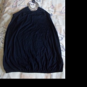 Černá tunika za krk Fishbone