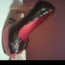 Černo červené lakované lodičky z "krokodýlí kůže" - foto č. 2