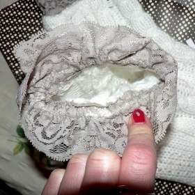 Pletené krémové ponožky Calzedonia - foto č. 1